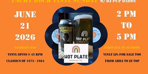 Yacht Rock Vinyl Sunday w\/ DJ Pup Daddy - Spinning 45s, Selling LPs
