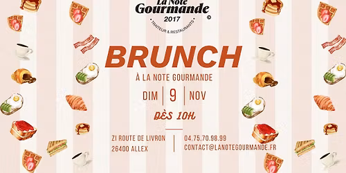 Brunch \u00e0 LA NOTE GOURMANDE