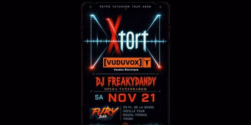 Retro Futurism : Xtort, Vuduvox & Dj Freakydandy