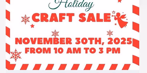 Ho Ho Ho Holiday Craft Sale