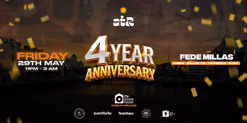 ATR LATIN PARTY - 4 YEAR ANNIVERSARY