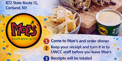 UWCC Moe's Fundraiser