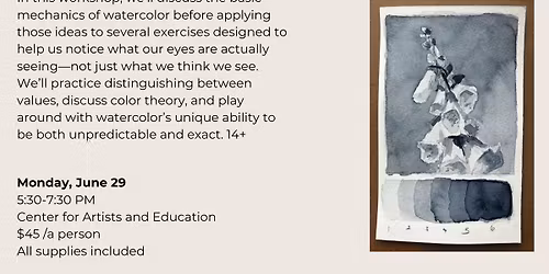 CLASS: Watercolor Workshop