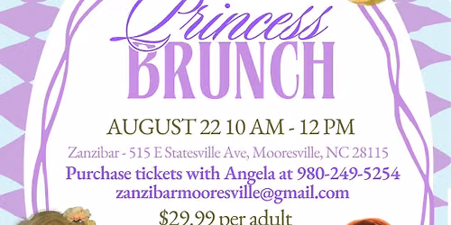 Princess Brunch at Zanzibar | Meet Rapunzel and Ariel