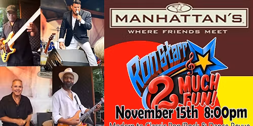 Ron Starr & the 2 Much Fun Band at Manhattan's