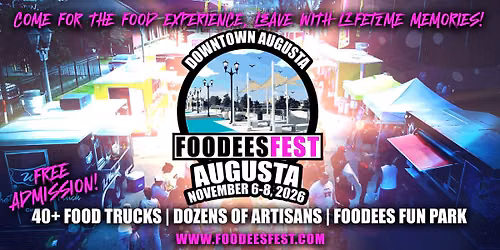 FOODEES FEST IS COMING TO AUGUSTA, GEORGIA — Downtown Augusta