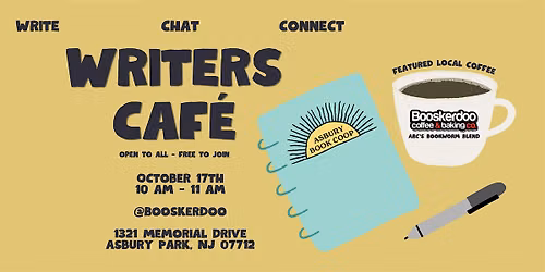 Asbury Book Cooperative's Writers Caf\u00e9  @Booskerdoo