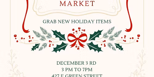 The Christmas Market! 