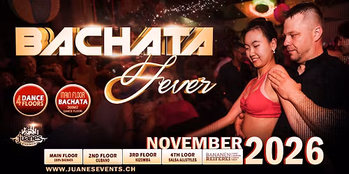 \ud83d\udd25 BACHATA FEVER \ud83d\udd25 2026 Top DJs - Workshops - Shows Bananenreiferei (4 Floors)