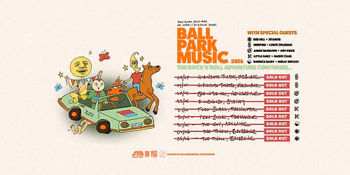 Ball Park Music 'The Rock & Roll Adventure Continues...' Tour 2026 | Brisbane QLD (Lic\/AA)[SOLD OUT]