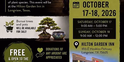 Longview Bonsai Exhibit