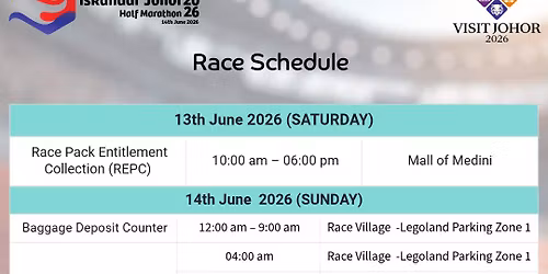 Iskandar Half Marathon 2026