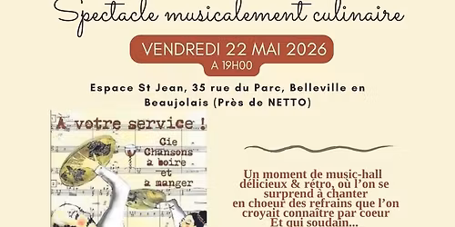 A VOTRE SERVICE ! Cie Chansons \u00e0 boire et \u00e0 manger