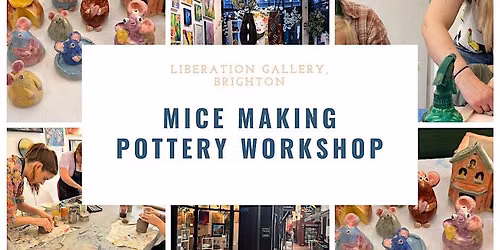 Parent & Child Pottery Workshop: Making a Mice Family
