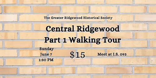 Central Ridgewood District Part 1 Walking Tour