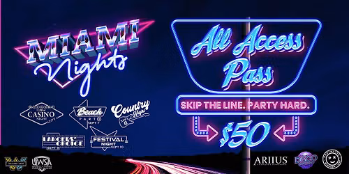 All Access Pass - UWSA Welcome Week Tent Parties + Casino Night 2026