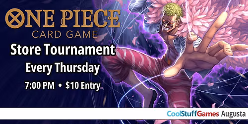 Thursday One Piece weekly at Cool Stuff Games Augusta