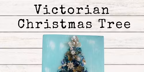 Resin Victorian Christmas Tree w\/ Marla & Kathy - $60.