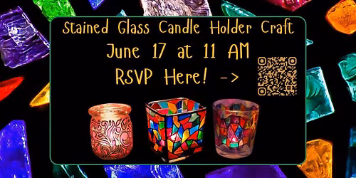 Doerun Craft: Stained Glass Candle Holder