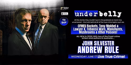 All New In 2026 - Underbelly ft Rule & Silvester LIVE at Matthew Flinders!