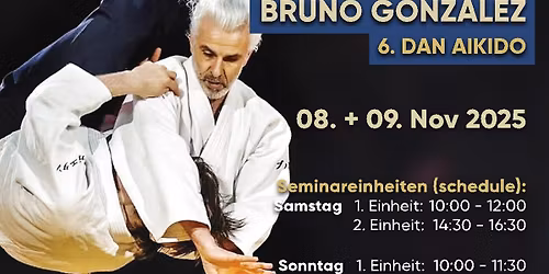 Aikido Lehrgang mit Bruno Gonzalez 6. DAN Aikido