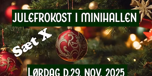 Julefrokost i Minihallen 