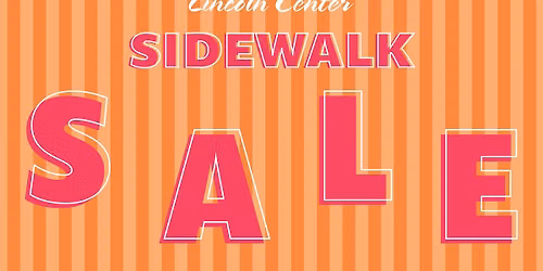 Lincoln Center Sidewalk Sale