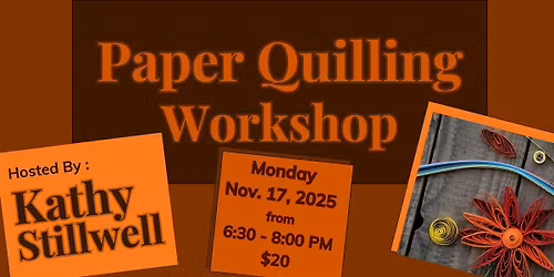 Paper Quilling Workshop