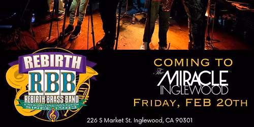 Rebirth Brass Band at Nazareth College Arts Center