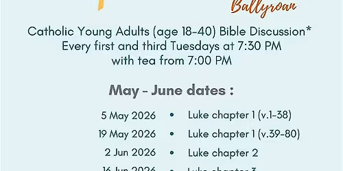 Populus Verbi Ballyroan - Catholic Bible Group (age 18-40)