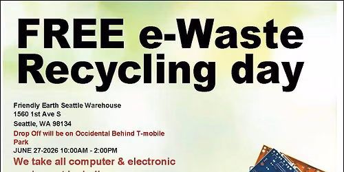 Free Computer Recycling Event Seattle 