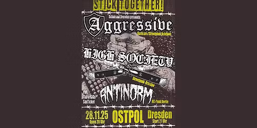  AGGRESSIVE x High Society x Antinorm 