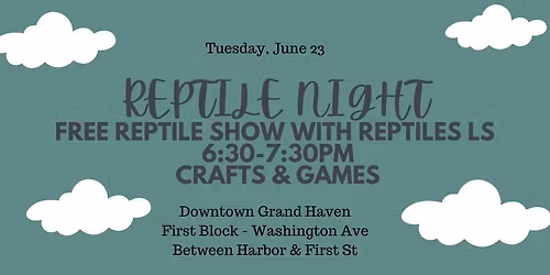 NORA Kid's Night - Reptile Night