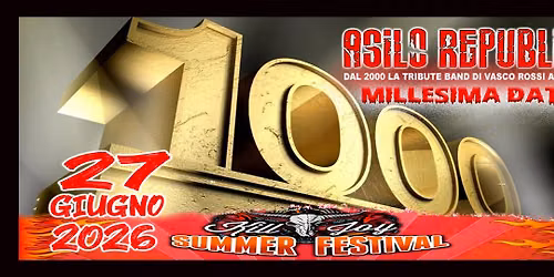 ASILO REPUBLIC \ud83d\udca51000^ DATA\ud83d\udca5 27 GIUGNO 2026 LIVE @ K*ll JOY