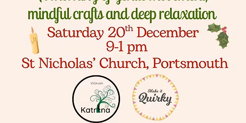 Yoga & Craft: Winter Rest