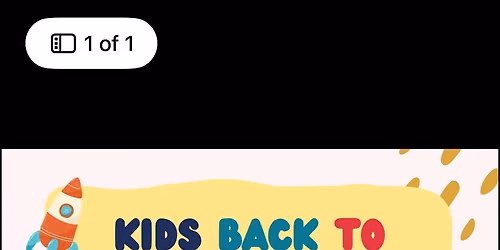 Kids Back to School Bash