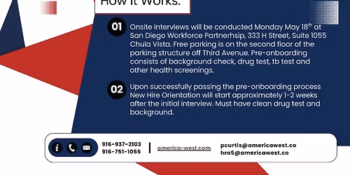 Hiring Event - Chula Vista, CA