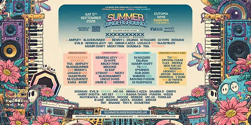 Summer Underground - Breakin Science, Jungle Mania, D&B Classics