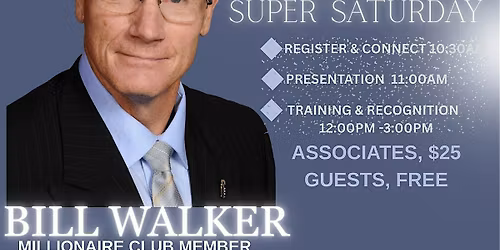 GEORGIA JUNE SUPER SATURDAY with MILLIONAIRE EARNER BILL WALKER