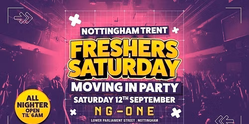 \u274c NTU Freshers vs Returners Saturday Moving In Party \u274c ALL-NIGHTER TILL 6AM At NG ONE- Saturday 12th September