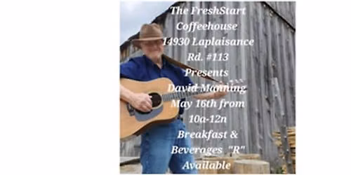 Presenting David Manning - Saturday Morning Music Treat!