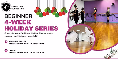 \u2728 Holiday Dance Series at Kihei Dance Connection \u2728