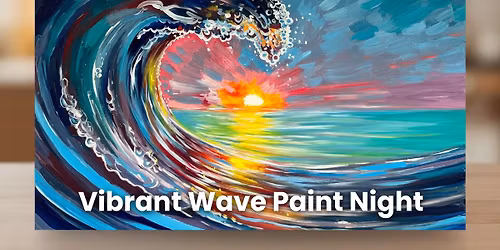 \ud83c\udf0a Vibrant Wave Paint Night in Tempe \ud83c\udfa8