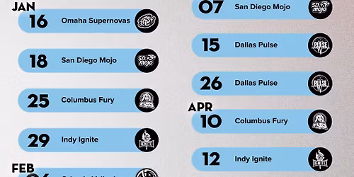 San Diego Mojo at Grand Rapids Rise at Van Andel Arena