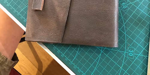 Making a Leather Notebook Cover Workshop