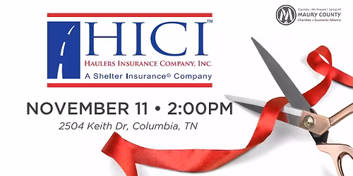 Ribbon Cutting for Haulers Insurance