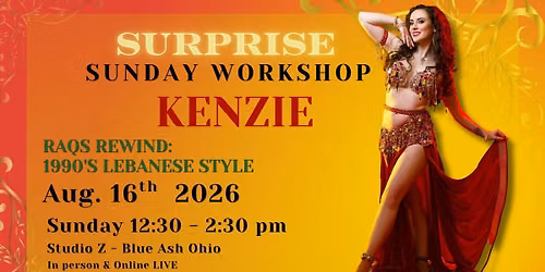 Aug. 16th 2026 Sunday Surprise Workshop with Kenzie in Blue Ash Ohio 