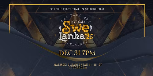 SweLanka \u201925 \u2013 New Year\u2019s Eve Gala in Stockholm