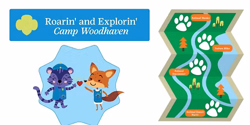 Roarin\u2019 and Explorin\u2019 with Girl Scouts - Camp Woodhaven