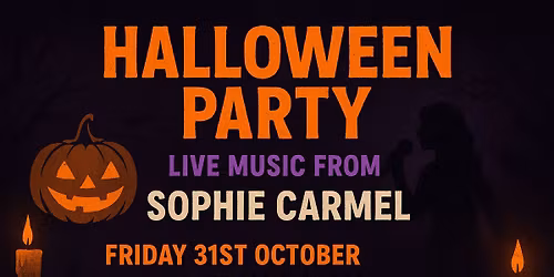 Halloween Party with Live Music from Sophie Carmel